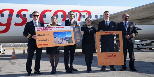 Pegasus’un İstanbul-Halep Seferleri Başladı